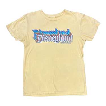 Disney DISNEYLAND Resort Retro Yellow Graphic Tee… - image 1