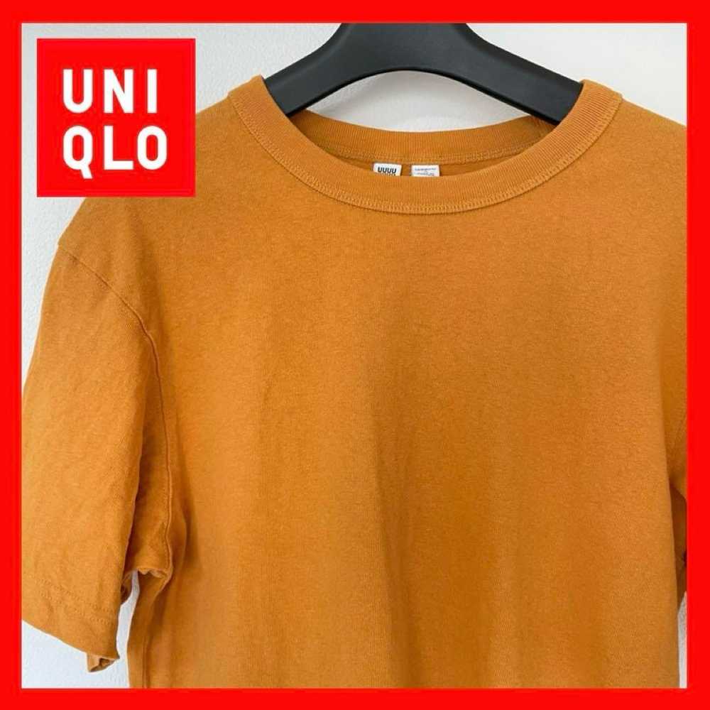 【Popular】UNIQLO U Crew Neck T-shirt Orange S - image 1