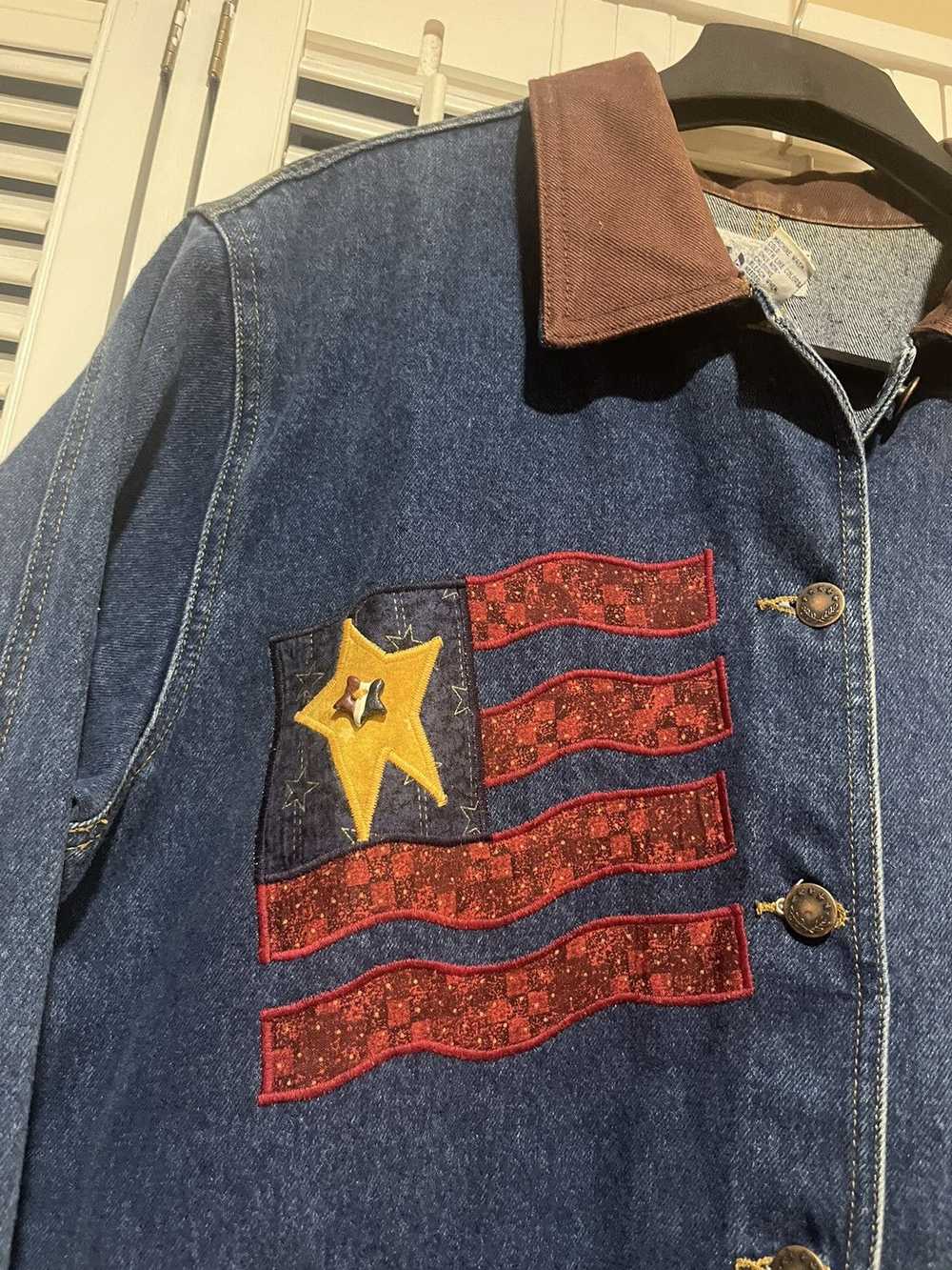 Streetwear × Vintage 90s Denim USA Chore Coat - image 7