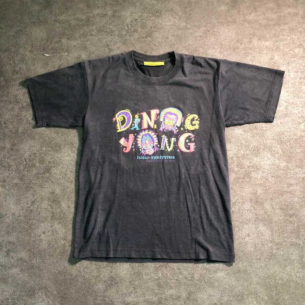 【Vintage】Philippines Rare Print T-Shirt Black Use… - image 1