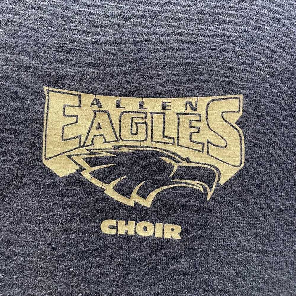 【】 USA Vintage Hanes EAGLES Printed T-Shirt - image 3