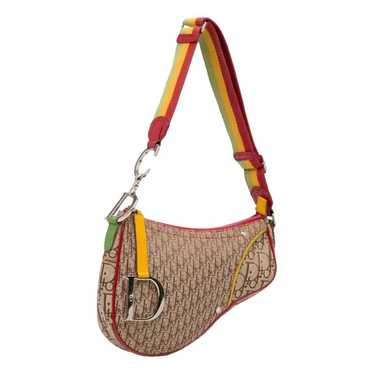 Dior Saddle Vintage Zip cloth handbag - image 1