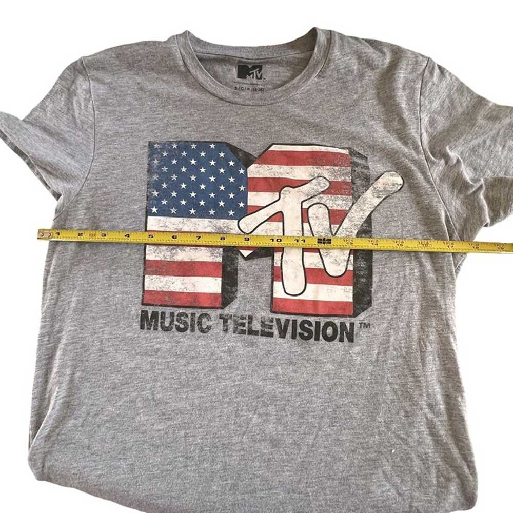 Vintage Gray MTV Music Television T-Shirt S - image 5