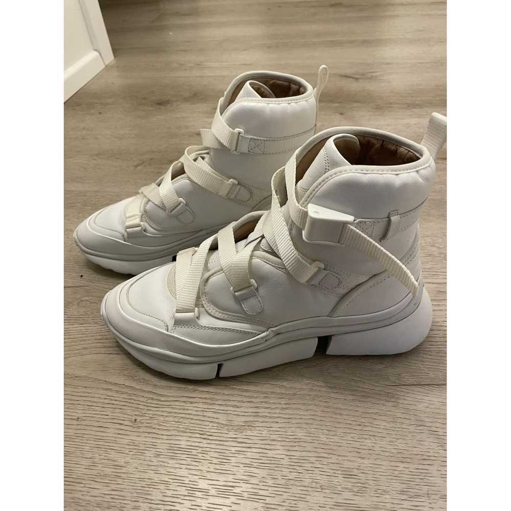 Chloé Sonnie leather trainers - image 5