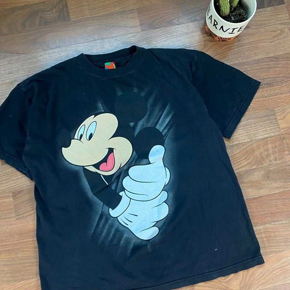 Vintage VTG 90’s Disney Mickey Mouse Graphic T-Sh… - image 6