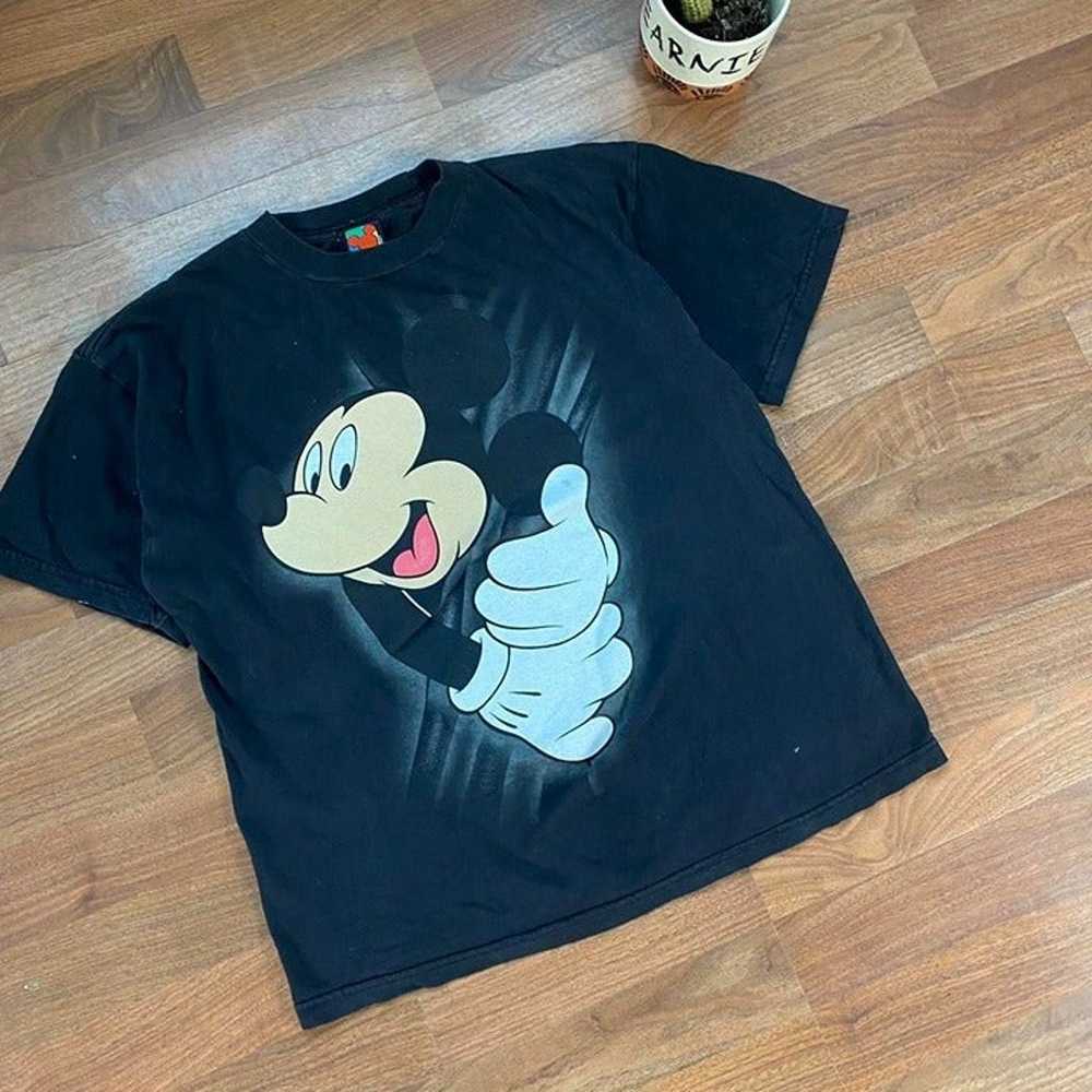 Vintage VTG 90’s Disney Mickey Mouse Graphic T-Sh… - image 7