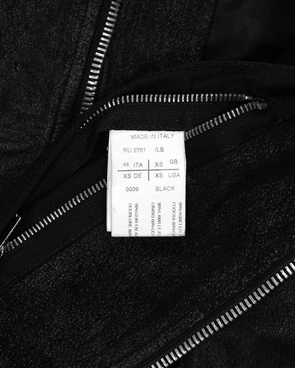 Rick Owens Rick Owens Blistered Leather Jacket - image 12