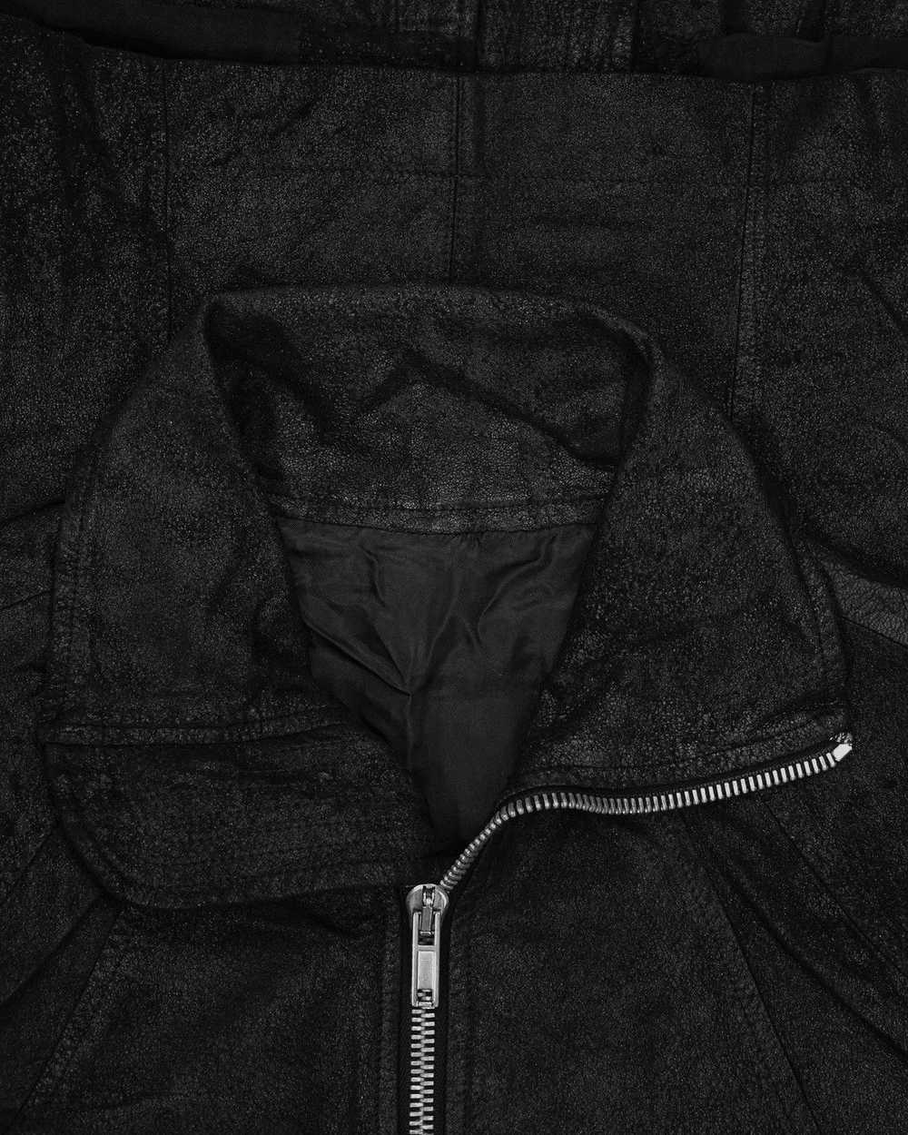 Rick Owens Rick Owens Blistered Leather Jacket - image 4