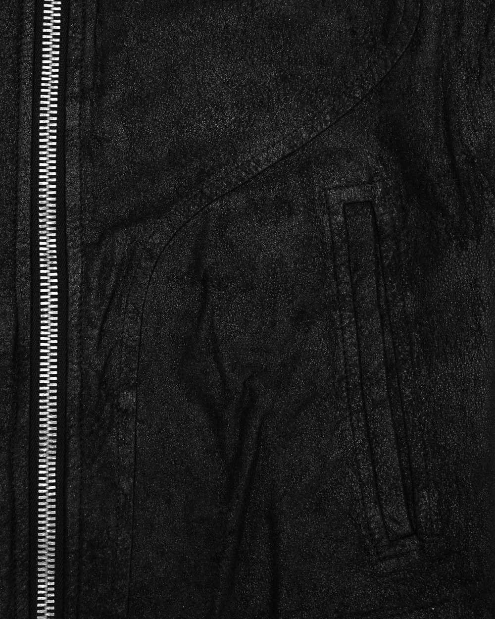 Rick Owens Rick Owens Blistered Leather Jacket - image 7