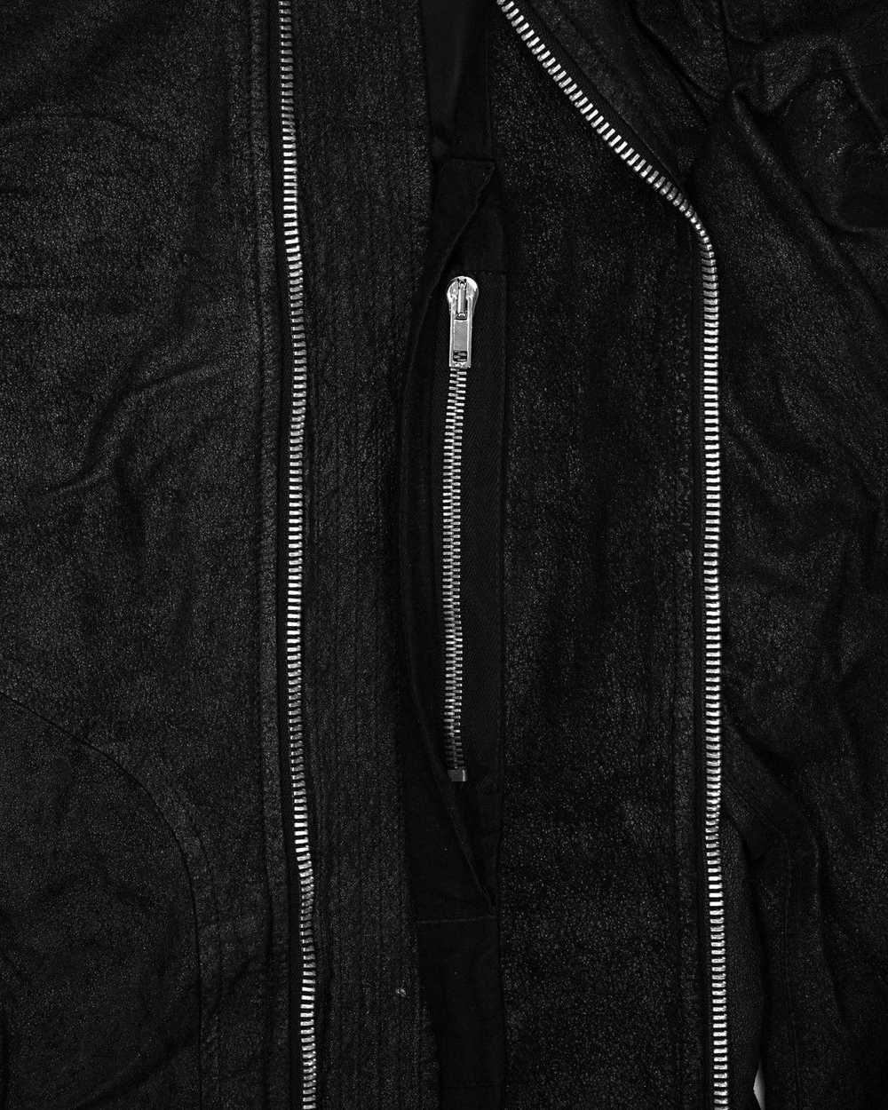 Rick Owens Rick Owens Blistered Leather Jacket - image 9