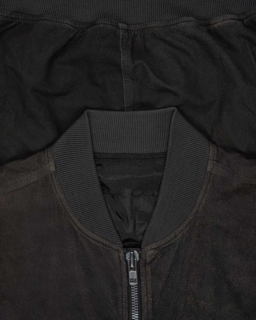 Rick Owens Rick Owens Blistered Leather Bomber Ja… - image 3