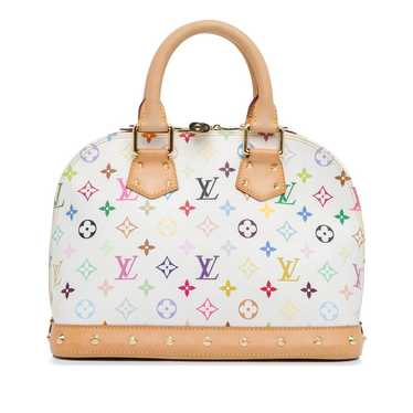 Louis Vuitton Alma leather handbag