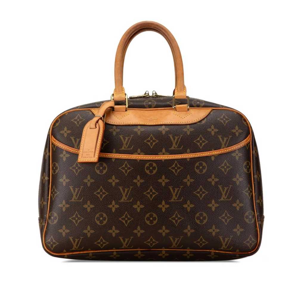 Louis Vuitton Deauville leather handbag - image 1