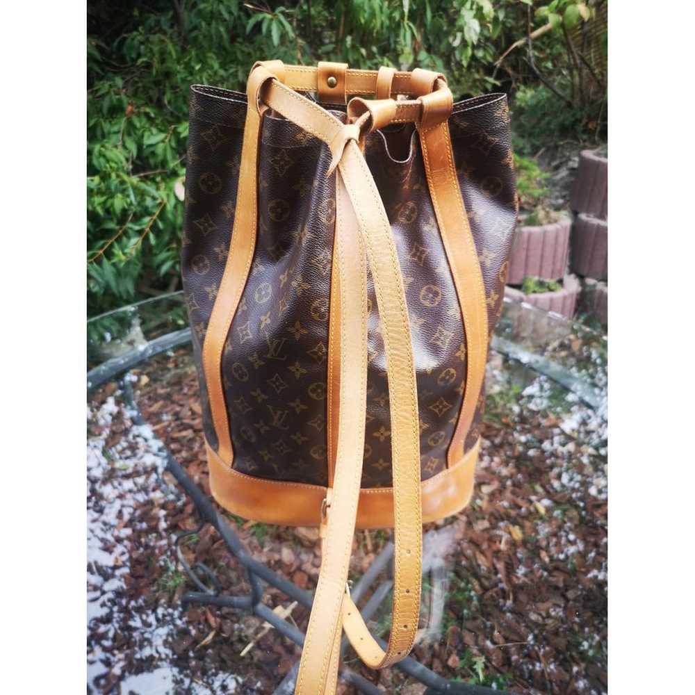 Louis Vuitton Randonnée cloth backpack - image 2