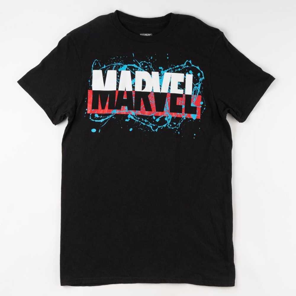 "Marvel" logo T-shirt Black S - image 2