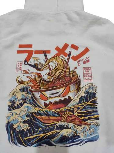 Japanese Brand THE GREAT RAMEN FADED HOODIE