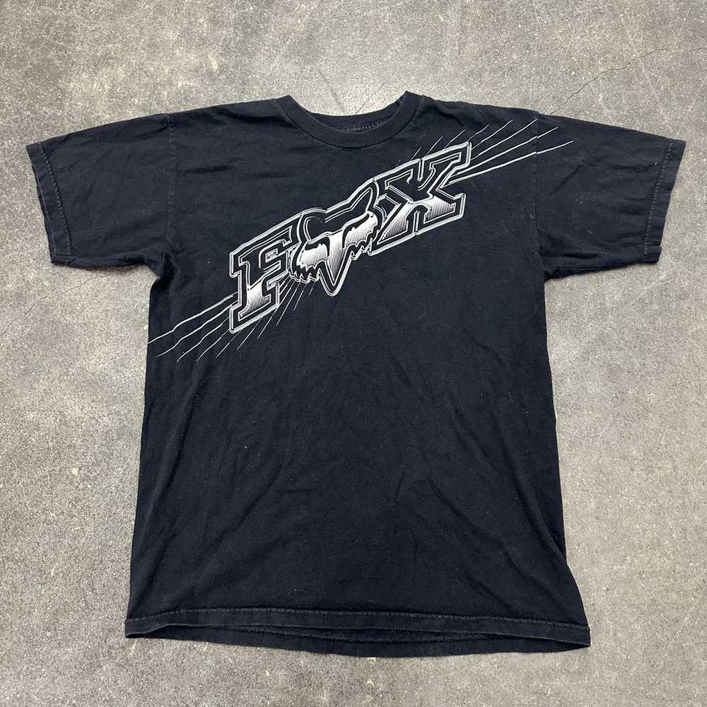 vintage y2k grunge fox motocross tee - image 1