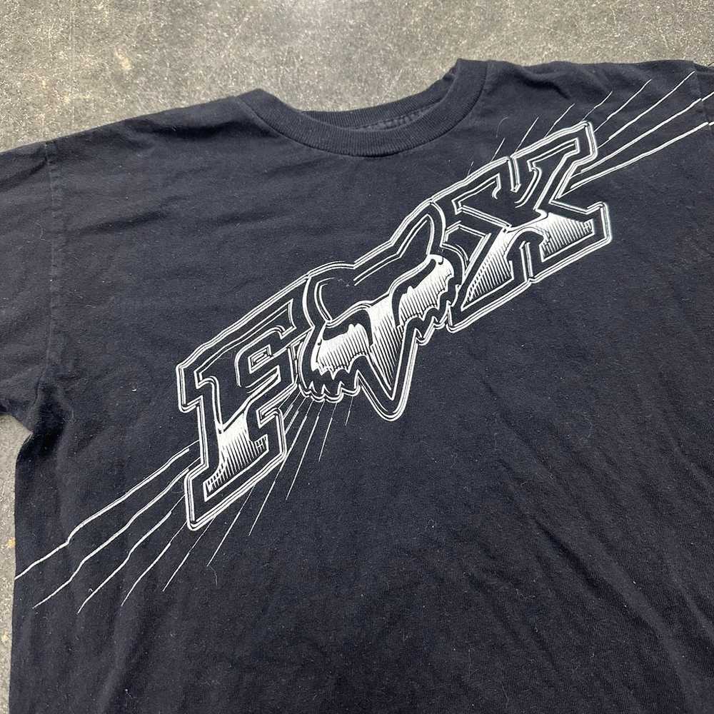 vintage y2k grunge fox motocross tee - image 2