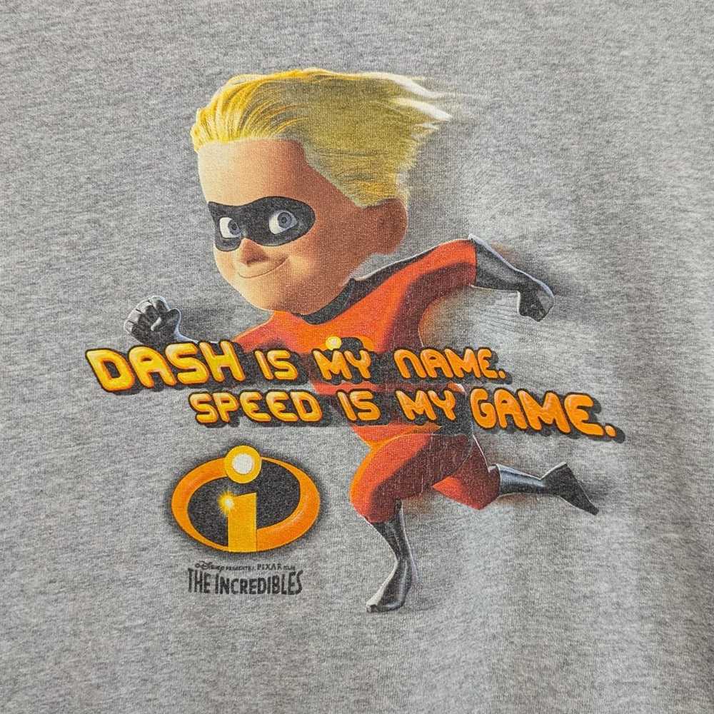 Vintage Y2K Disney Pixar The Incredibles Dash Shi… - image 2