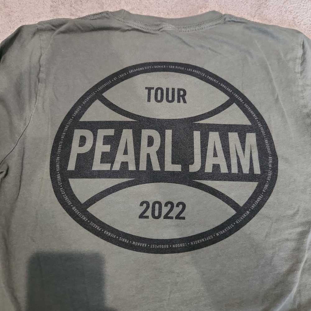 Pearl Jam 2022 tour tshirt - image 2