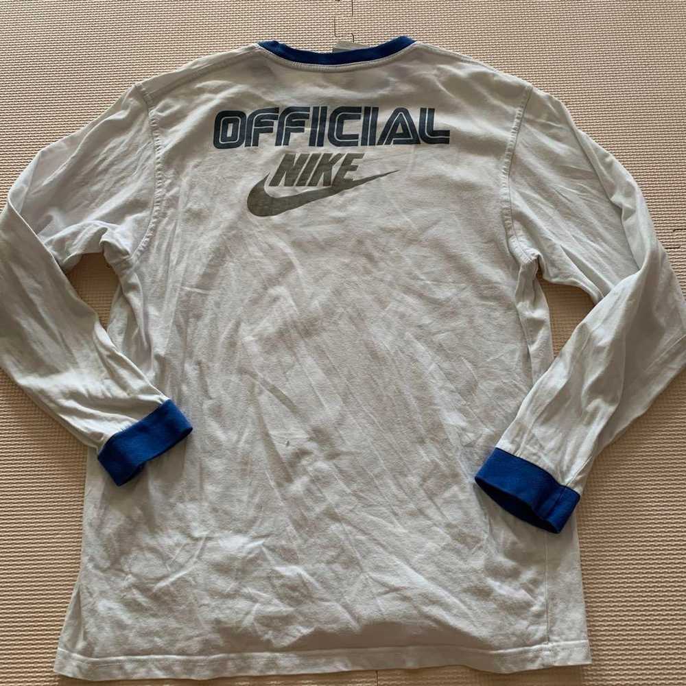 00s Nike long sleeve ringer T-shirt S - image 4