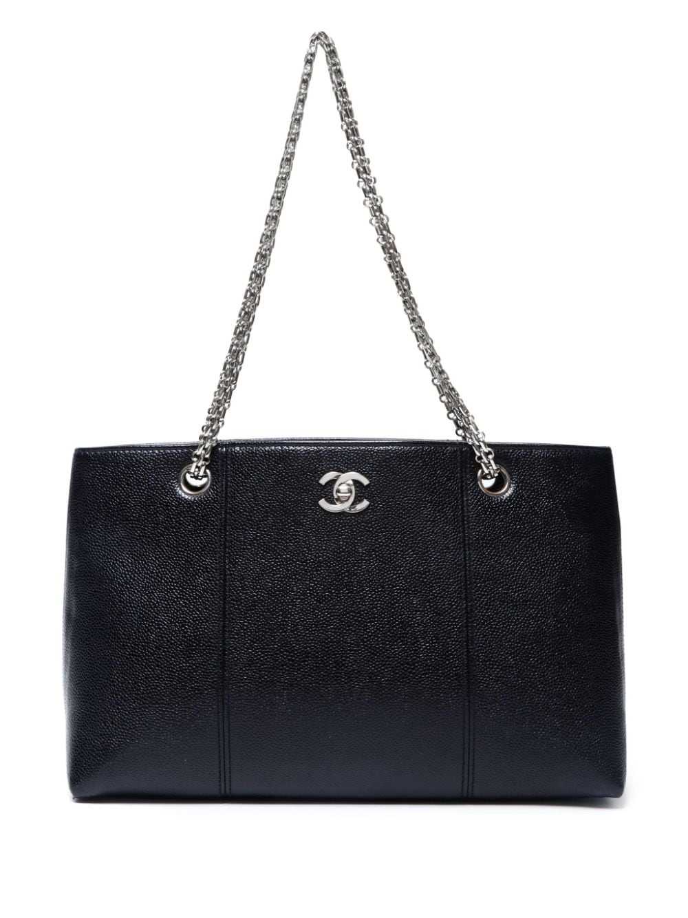 CHANEL Pre-Owned 2000-2002 CC tote bag - Black - image 1