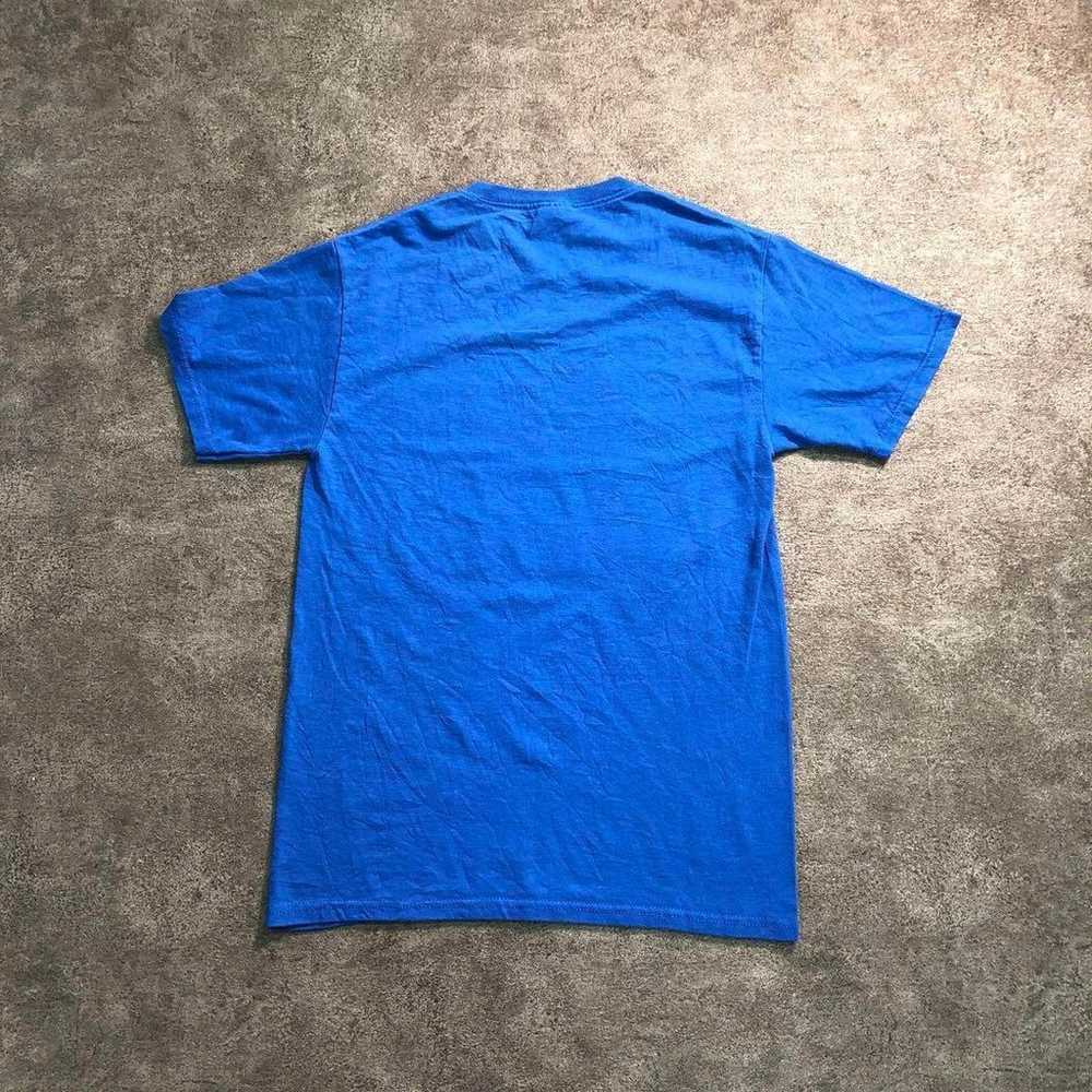 【JERZEES】PKL Printed T-shirt Blue Vintage Used TS… - image 9