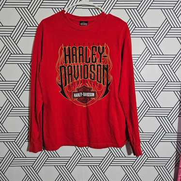 Vintage Unisex Harley Davidson Long Sleeve Tee si… - image 1