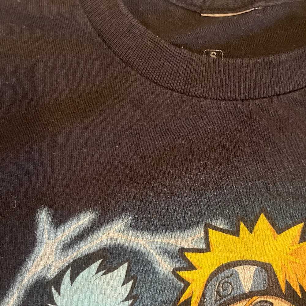 2002 NARUTO Sasuke Black Size S T-Shirt Anime Sho… - image 5