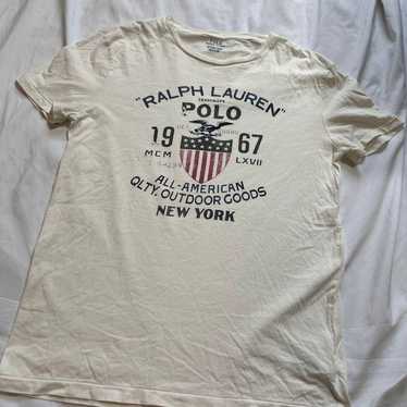 POLO RALPH LAUREN American Flag Eagle T-shirt S