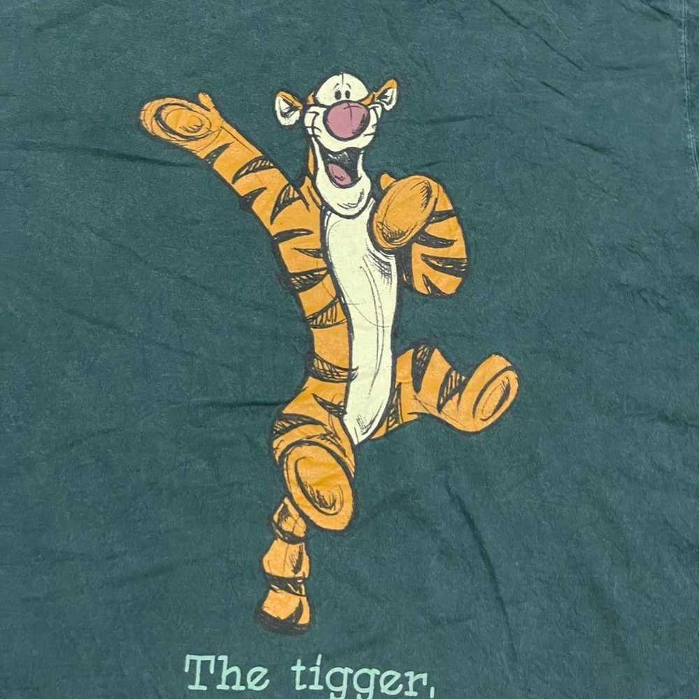 【00s Disney World Tigger USA Official Pooh T-shir… - image 2