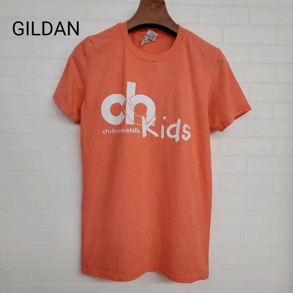 GILDAN short-sleeved T-shirt American casual vint… - image 1