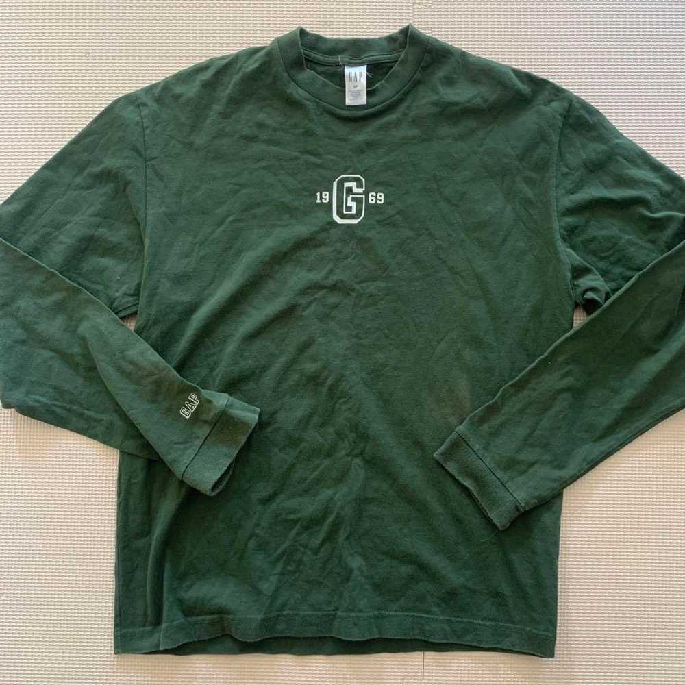 90s-00s GAP Old Gap Long Sleeve T-shirt Made in K… - image 1