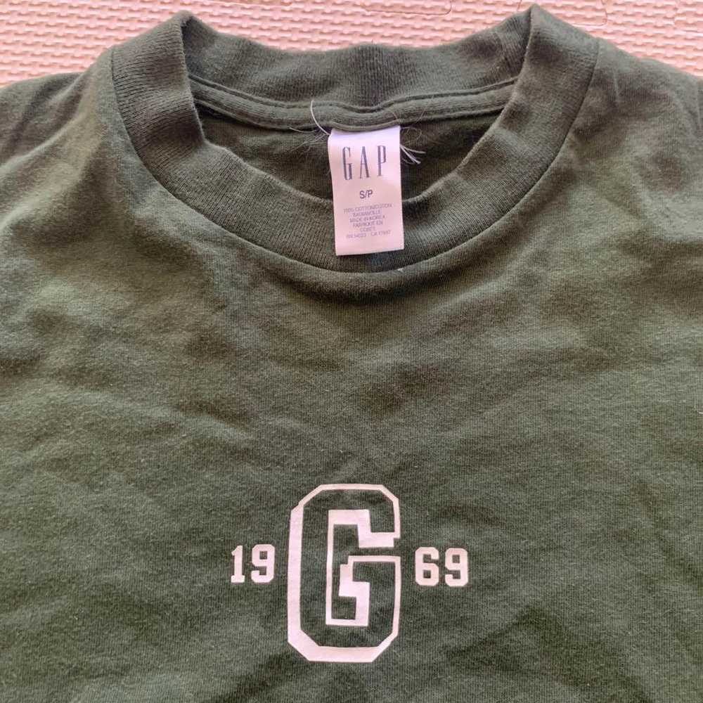 90s-00s GAP Old Gap Long Sleeve T-shirt Made in K… - image 3