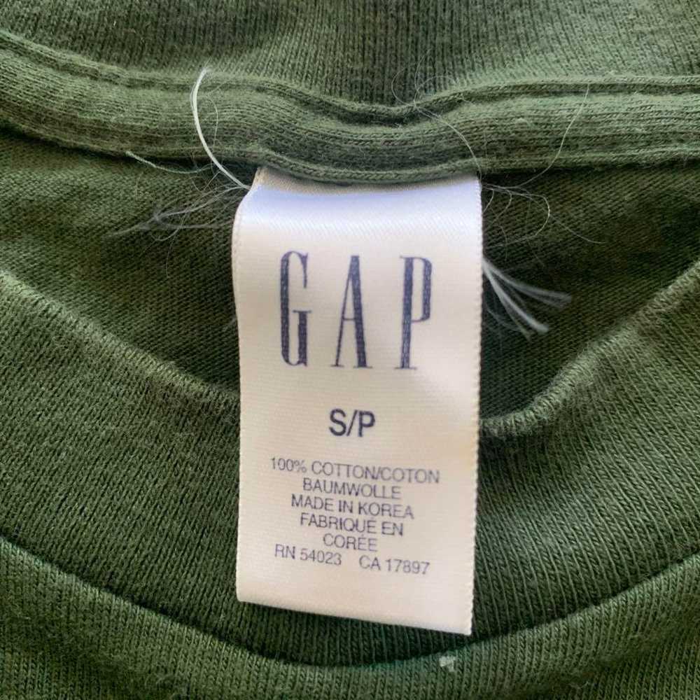 90s-00s GAP Old Gap Long Sleeve T-shirt Made in K… - image 4