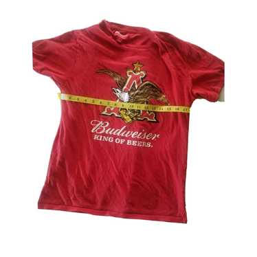 Pacsun Budweiser Vintage Washed Graphic Red Tee T… - image 1