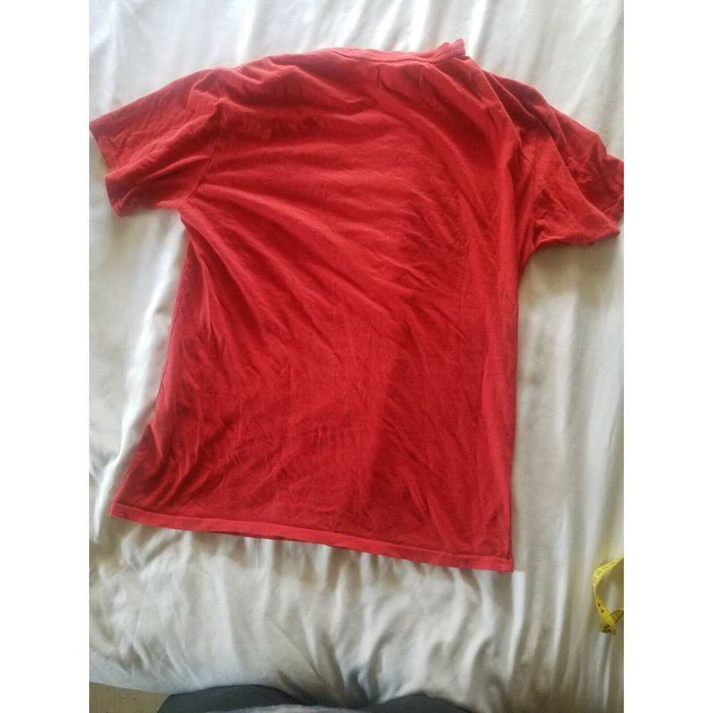 Pacsun Budweiser Vintage Washed Graphic Red Tee T… - image 5