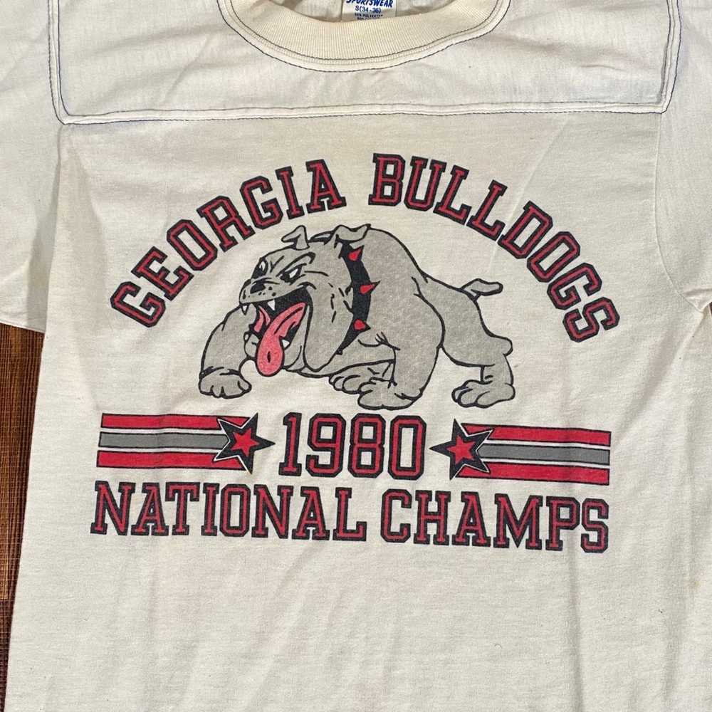 Vintage 1980 Georgia Bulldogs Football National C… - image 2