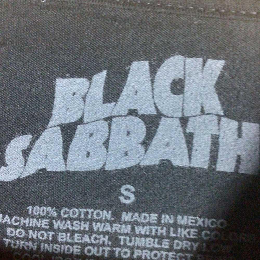 Black Sabbath Rock Band T Shirt Black Purple Small - image 4