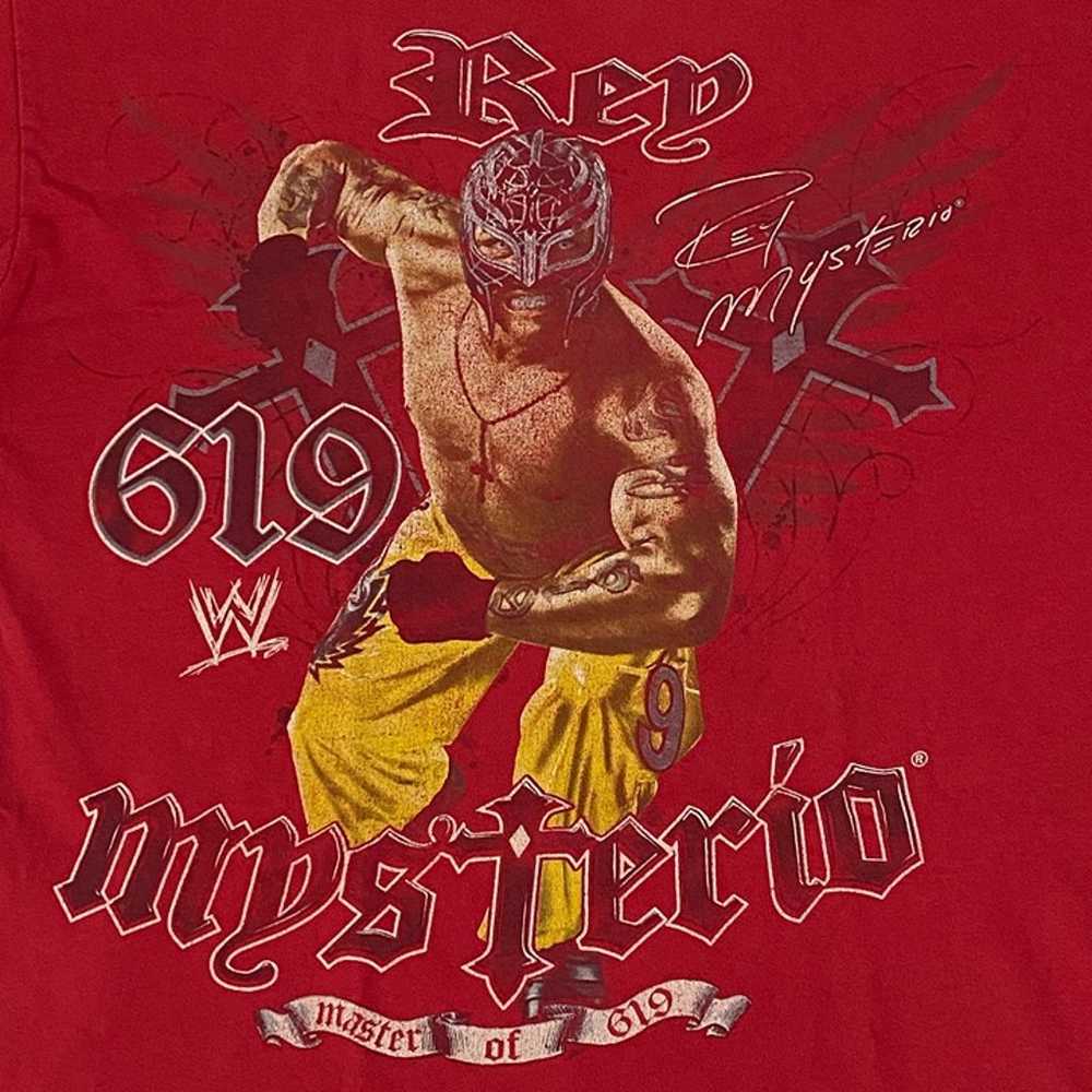 Vintage Y2K WWE Rey Mysterio 619 Men's Size S Sma… - image 2