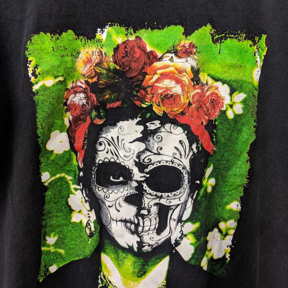 Frida Kahlo Dia de Los Muertos t-shirt - image 2