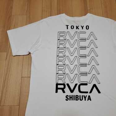 RVCA Lukka Continuous Logo Print T-shirt.