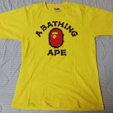 A BATHING APE T-shirt Yellow