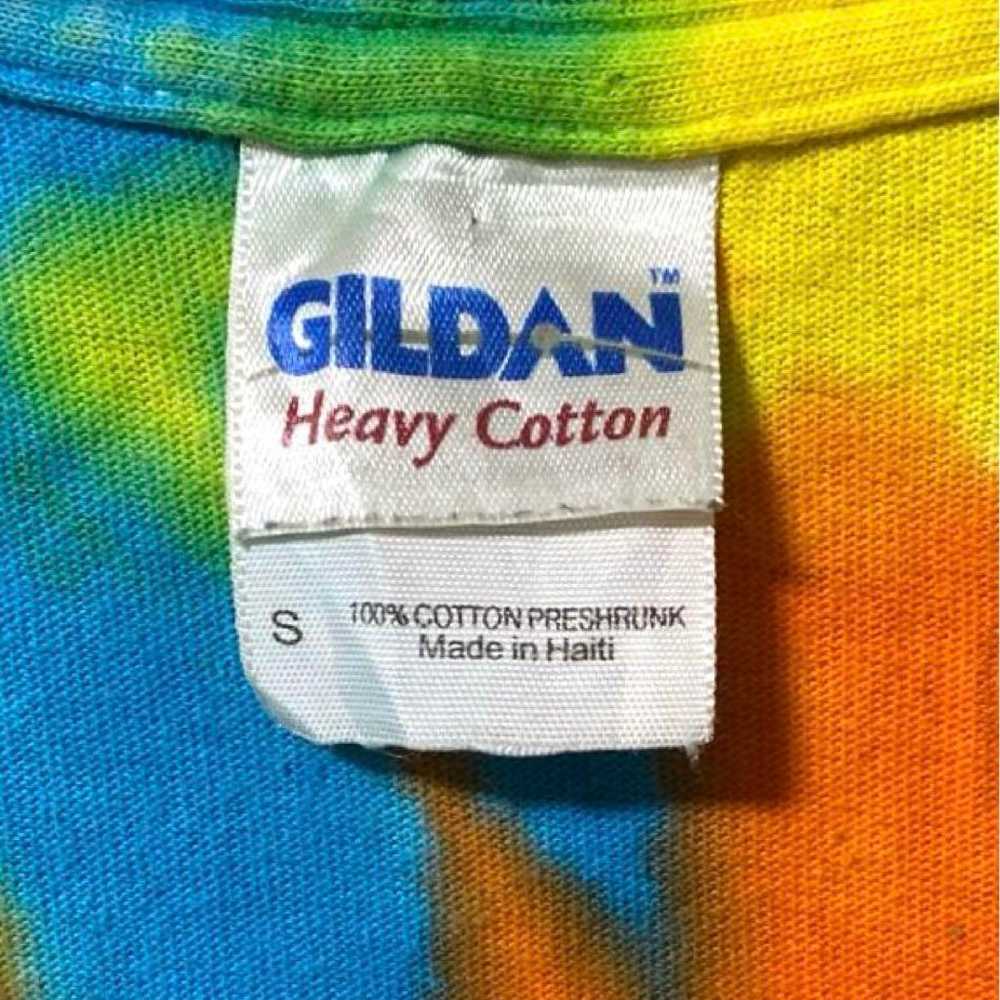 GILDAN Gildan Tie-Dye Colorful Rainbow T-shirt Vi… - image 6