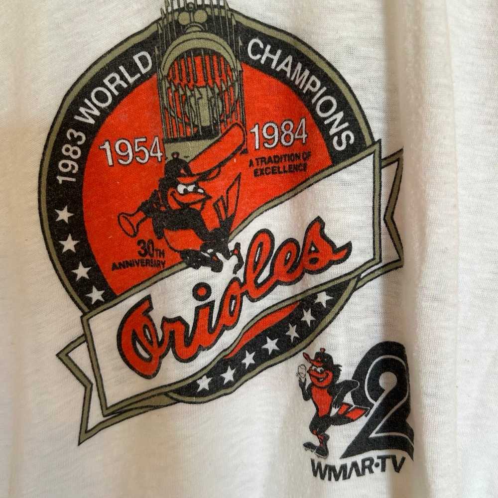 1983 Baltimore Orioles World Champions Vintage T … - image 2