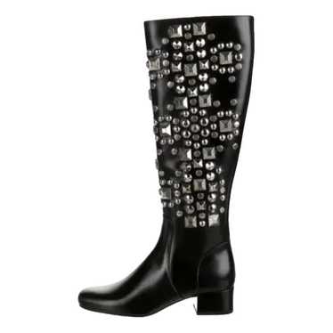 Saint Laurent Leather riding boots