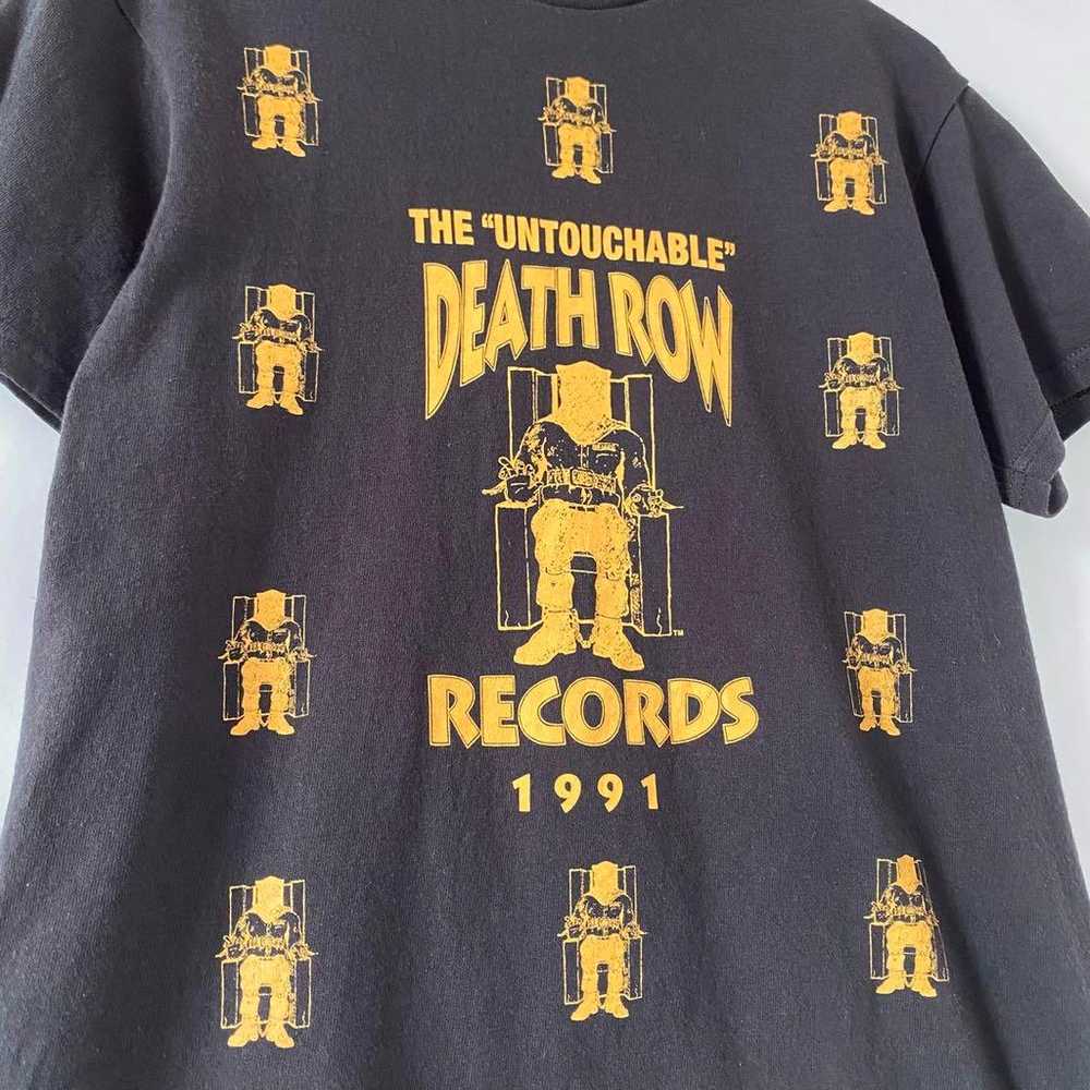 DEATH ROW RECORDS Printed T-Shirt Vintage Used Cl… - image 4