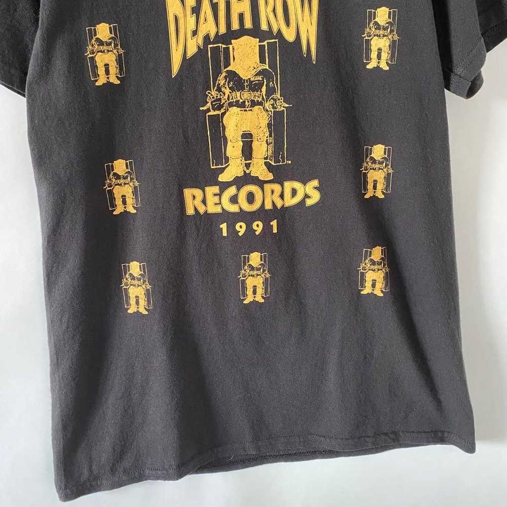 DEATH ROW RECORDS Printed T-Shirt Vintage Used Cl… - image 5