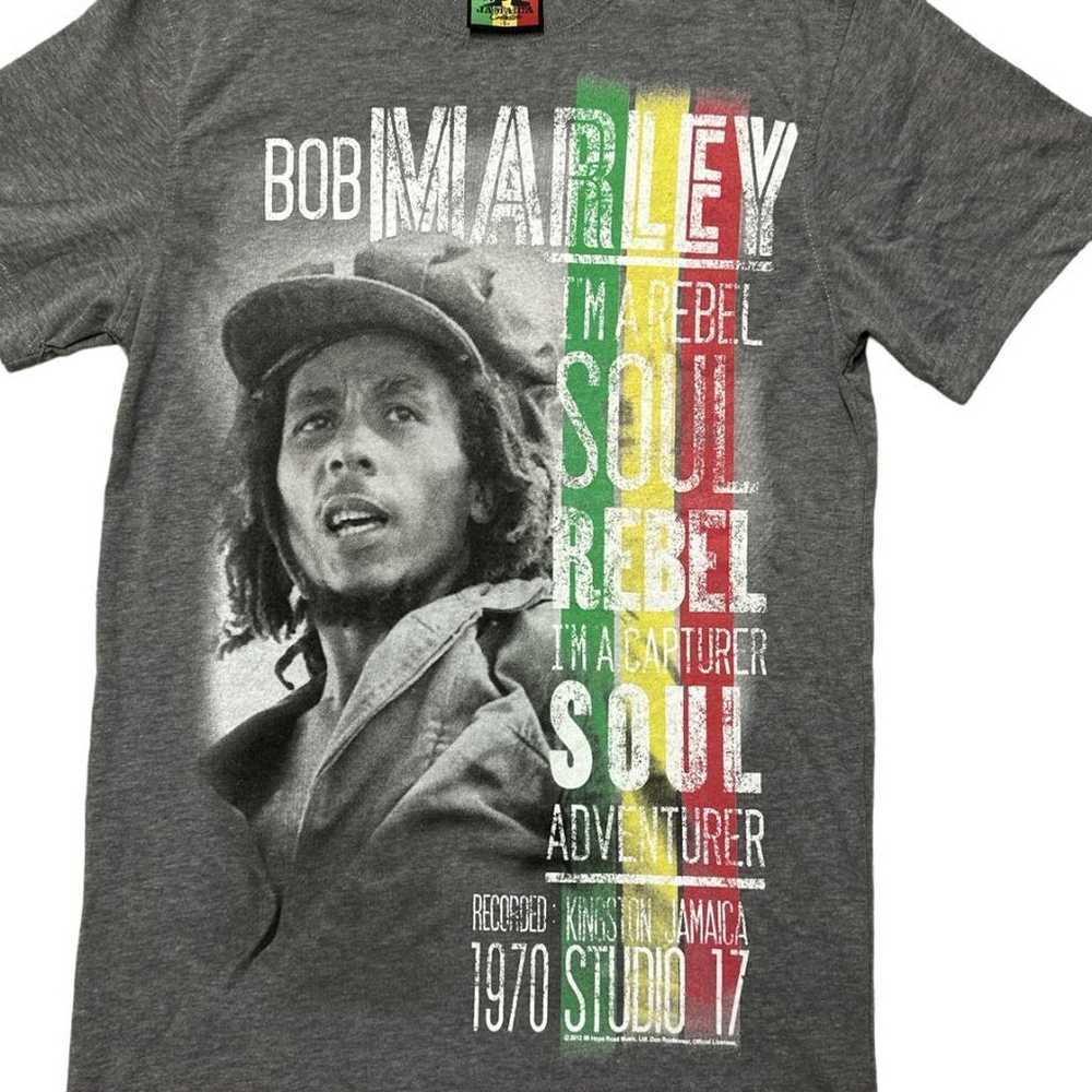 Bob Marley Band Short Sleeve T-Shirt Reggae Jamai… - image 4