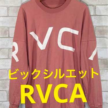 【RVCA】RVCA Big Logo Long Sleeve T-shirt Long T Ove